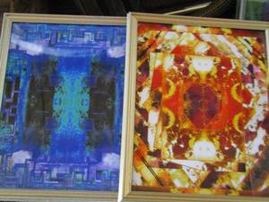 lot 85 image: beautiful wall art qty 2