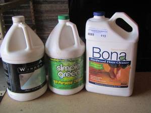 lot 113 image: cleaning chemicals new and used