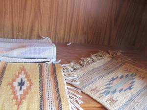 lot 153 image: native American  fabric pieces qty 3