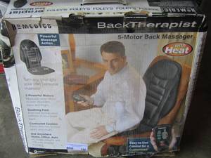 lot 190 image: back massager in original box