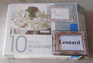 lot 197 image: 10 piece place card set