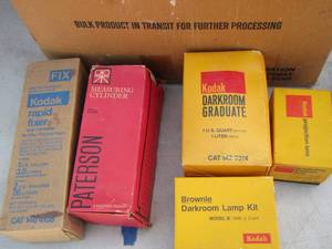 lot 58 image: dark room items