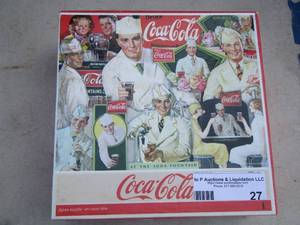 lot 27 image: coca cola puzzle