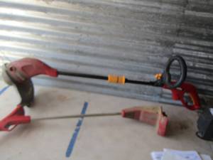 lot 222 image: 2 weed eaters trimmers