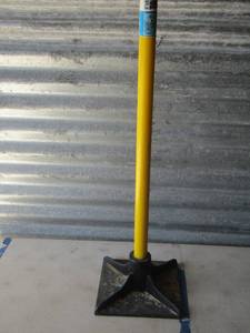 lot 226 image: TAMPER 8 X 8 CAST STEEL