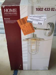 lot 228 image: HOME outdoor light fixture