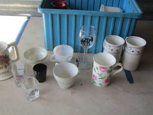lot 230 image: coffee cups- wine glass plus