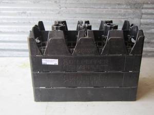 lot 341 image: DR PEPPER SNAPPLE BOTTLE CRATES  QTY 3