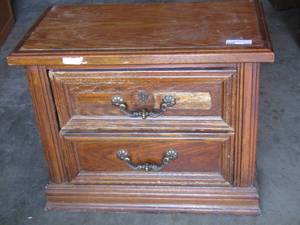 lot 345 image: NIGHT STAND  23 X 28 X 15