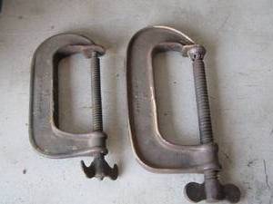 lot 112 image: 2 SARGENT C Clamps  #14  & 5 IN