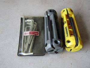 lot 118 image: various Allen wrenches