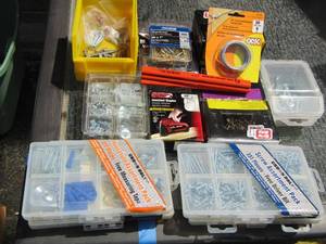 lot 121 image: various household screws- nails plus
