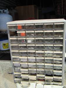 lot 127 image: single multi drawer organizer