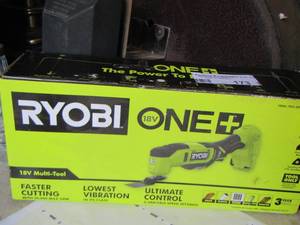 lot 173 image: Ryobi One plus MULTI TOOL  PLC430B NIB