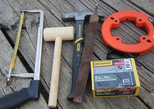 lot 193 image: hammer- hand saw- plus