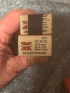 lot 22 image: WESTERN X 25 AUTO AMMUNITION   2 BXS 1 Contains 42 rds & 2nd box has 37rds x$