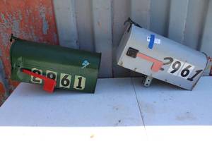 lot 135 image: Two mailboxes