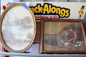 lot 142 image: Jim Daly 1980 picture and swan picture