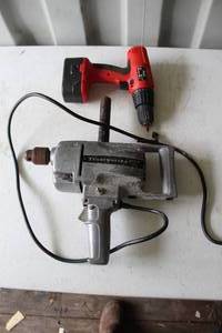 lot 155 image: Trustworthy Drill and battery drill
