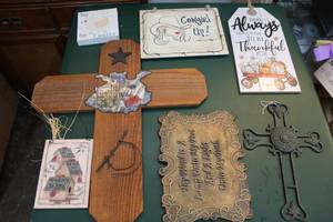 lot 236 image: Picture lot and crosss