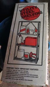 lot 127 image: Utility Steel Shelving in Box