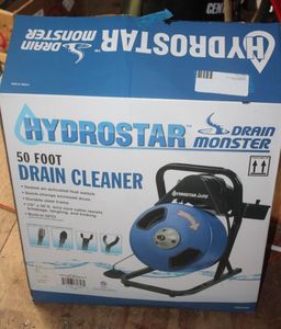 lot 10 image: Hydrostar Drain Monster 50FT Drain Cleaner