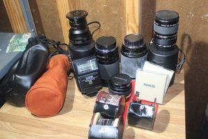 lot 200 image: Camera Accessories and Lenses