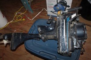 lot 311 image: 5 Horsepower Boat Motor, Condition Unknown