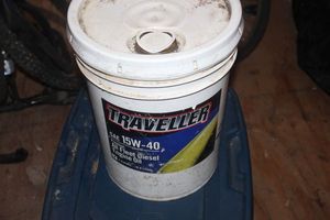 lot 312 image: Diesel Motor Oil, see Photos For Quatity