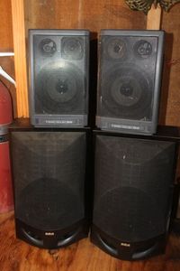 lot 343 image: Two Sets of Stereo Speakers