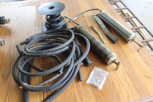 lot 261 image: Two Grease Guns and Grease Line Hoses