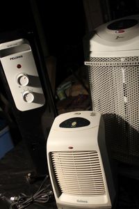 lot 375 image: Three Types of Space Heaters