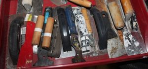 lot 398 image: Masonry and Plaster Tools