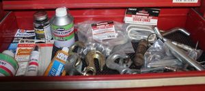 lot 435 image: Adhesives, Hooks and Trailer Pins as Shown in Photos