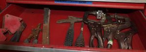 lot 439 image: Welding Tools and Clamps as Shown