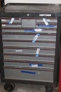 lot 4 image: Craftsman Tool Chest on Wheels (contents not included)