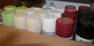lot 7 image: Generous Quantity of Spray Paints in Colors As Shown