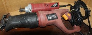 lot 226 image: Chicago electric 3 Cutfoff Tool and Angle Grinder