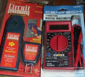 lot 253 image: Digital Multimeter and Digital Circut Detective, Both Unused SIP