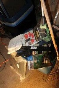 lot 387 image: Weedeater, Lawnmower Blades, and other Lawn care Products