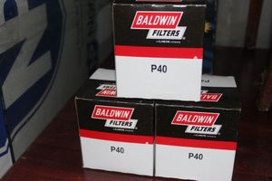 lot 36 image: Three Baldwin Oil filters P40, Mainly for Large Tractors