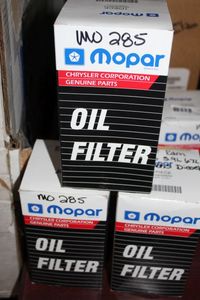 lot 39 image: Three Mopar Oil Filters Fits Dodge Ram Trucks and Cummins Diesel