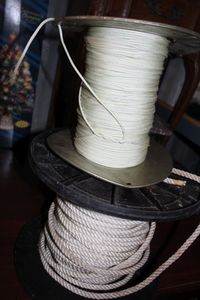 lot 77 image: Spools of rope