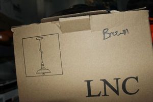 lot 109 image: LNC Hanging Light Fixture In Brown