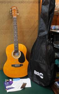 lot 1 image: Rock jam acoustic guitar
