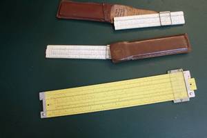 lot 83 image: Vintage Pickett Slide Rule with Leather Case