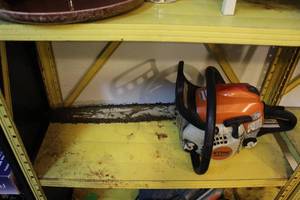 lot 125 image: Stihl ms211c chainsaw needs work