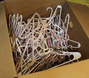 lot 132 image: Box full of hangers