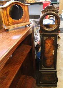 lot 135 image: 2 clock casings