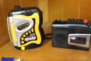 lot 141 image: Sony radio Sony cassette player